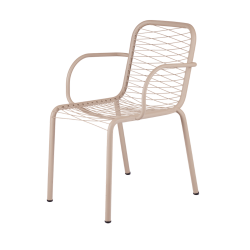 Mandalay Ivy Wire havestol, taupe 