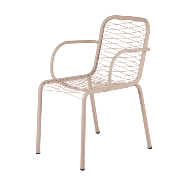 Mandalay Ivy Wire havestol, taupe 