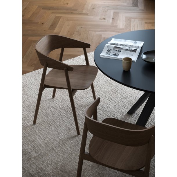 Andersen Furniture AC2 spisebordsstol rget Eg sort ldersde