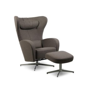 Brunstad - Amanda Lnestol stof - inkl. skammel