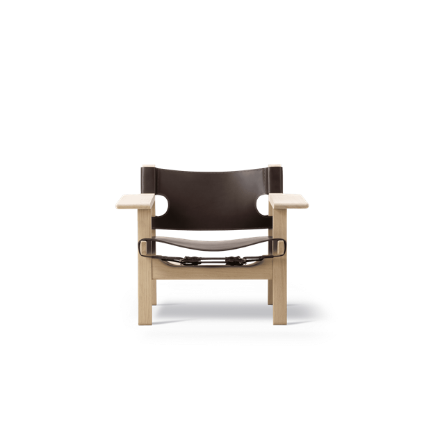Fredericia furniture Den Spanske Stol af Brge Mogensen Mrkebrun Eg sbe