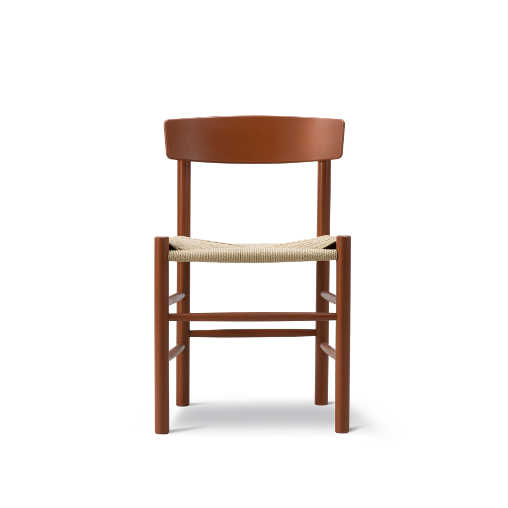 Fredericia Furniture - J39 Folkestolen af Brge Mogensen, papirflet  Heritage Red