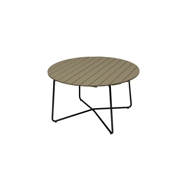 Grythyttan Bord 9A, rundt havebord Lakeret