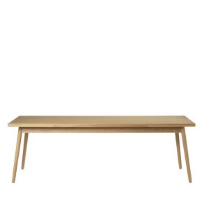 FDB - C35C spisebord med hollandsk udtrk, 8-10 personer