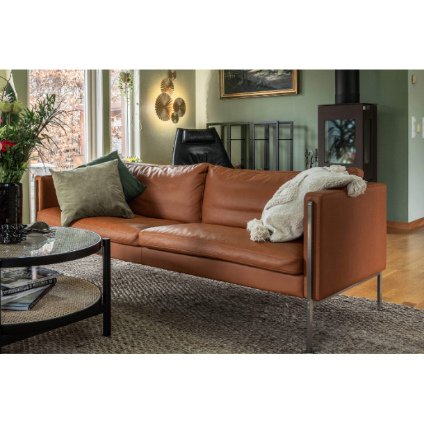 Skipper Furniture Capri 3 personers sofa sort lder