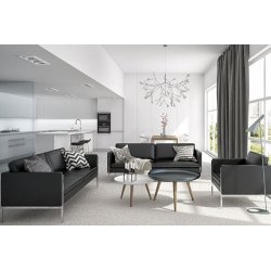 Skipper Furniture Capri 3 personers sofa sort lder