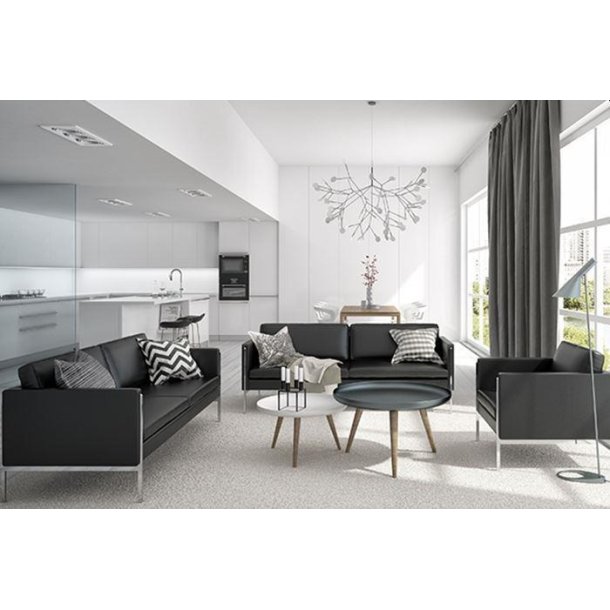 Skipper Furniture Capri 3 personers sofa sort lder