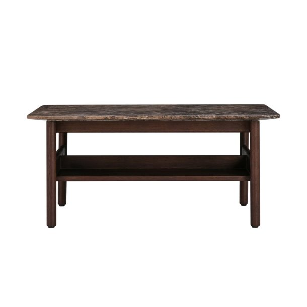 Wendelbo Collect Sofabord small - Brun emperador marmor