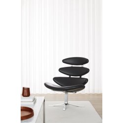 Fredericia Furniture Corona stol i Sort lder