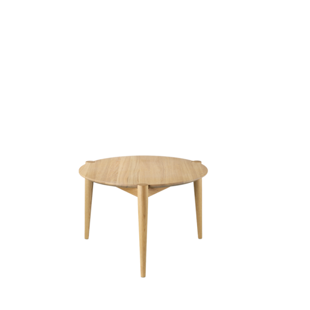D102 Ss sofabord fra FDB Mbler, 55 cm diameter