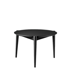 D102 Ss sofabord fra FDB Mbler, 70 cm diameter