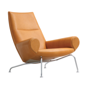 Fredericia Furniture - Queen lnestol EJ 101 af Hans J. Wegner, lder