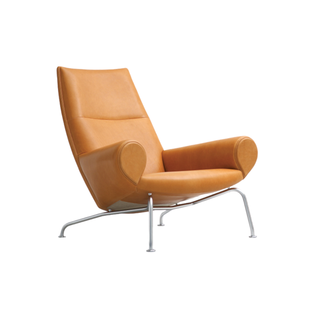 Fredericia Furniture - Queen lnestol EJ 101 af Hans J. Wegner, lder