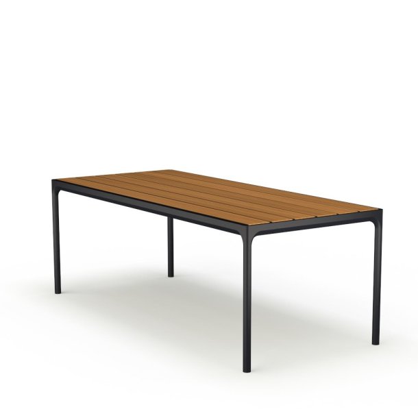 Houe Four havebord med bambusbordplade