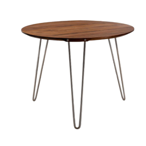 Naver Collection - GM 6692 rundt spisebord med udtrk og trbordplade, 160 cm diameter