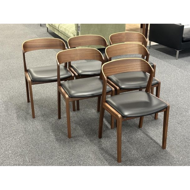 Skovbu SM825 Spisebordsstol 6 stk Valnd/Olie