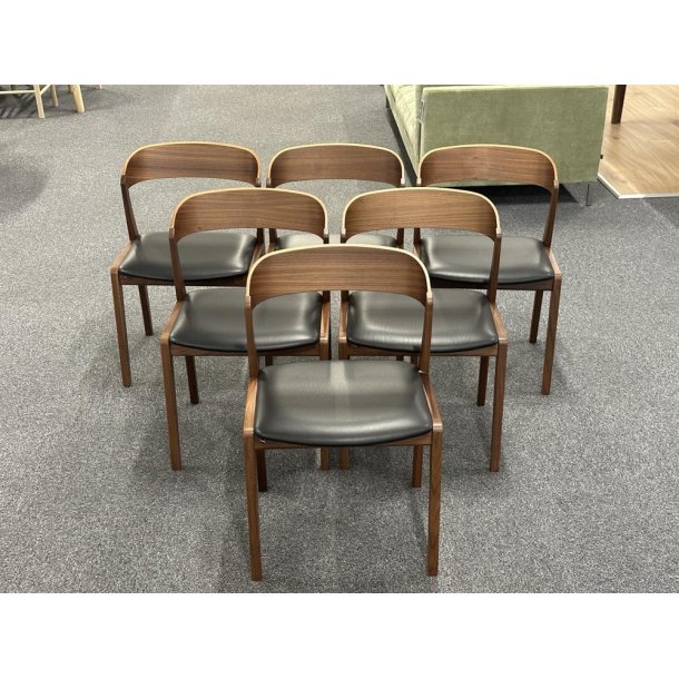 Skovbu SM825 Spisebordsstol 6 stk Valnd/Olie