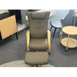 Brunstad Delta Motion Lnestol med Skammel