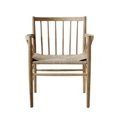 FDB Mbler - J81 stolen m. armln, eg og naturflet