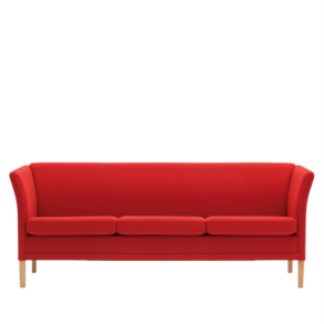 Nielaus - London-sofa m. stofbetrk, 3-personers