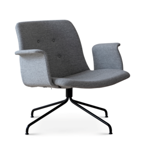 Bent Hansen - Primum Lounge Chair m. drejestel og armln 