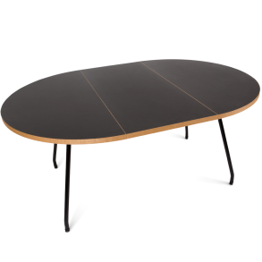 Bent Hansen - Primum Table tillgsplade sort linoleum