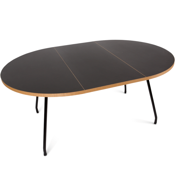 Bent Hansen - Primum Table tillgsplade sort linoleum