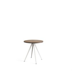 Pyramid Caf&eacute; Table, rundt cafebord i eg, 70 cm