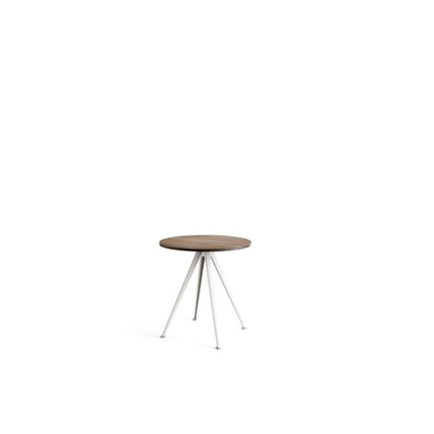 Pyramid Caf&eacute; Table, rundt cafebord i eg, 70 cm