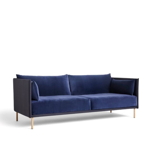 Silhouette Mono sofa m. alm. ryghjde, 3 personers