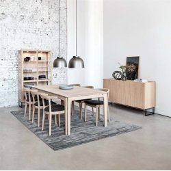 Skovby - SM27 spisebord, Eg massiv 