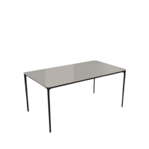 Sovet - Slim spisebord 160x90 cm, glas