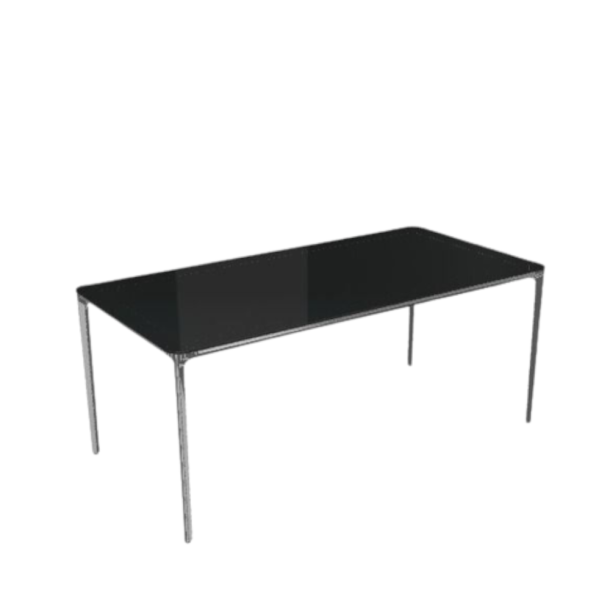 Sovet - Slim spisebord 180x90 cm, glas