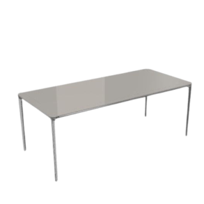 Sovet - Slim spisebord 200x90 cm, glas