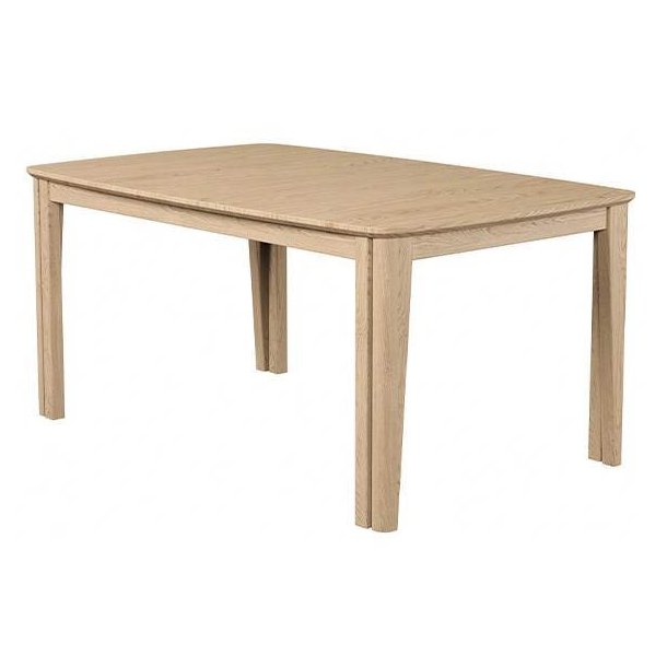 Skovby SM107 eg massiv spisebord inkl. 3 tillgsplader