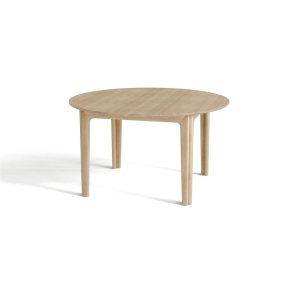 Skovby SM112 Eg massiv rundt spisebord inkl. 2 finer tillgsplader
