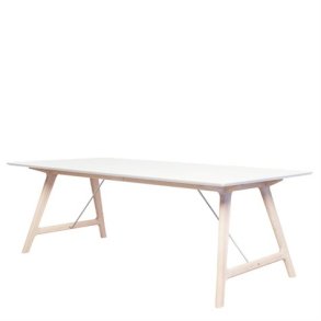 Andersen Furniture - T7 spisebord i laminat m. udtrk (2-5700), 220x95 cm