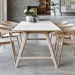 Andersen Furniture T7 spisebord m. udtrk (2-5800) 220 x 95 cm, massiv eg