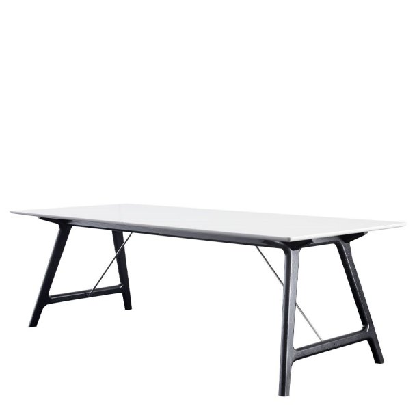 Andersen Furniture - T7 spisebord i laminat m. udtrk (2-5700), 220x95 cm