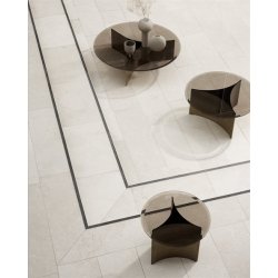 Wendelbo Arc sofabord - Messing stel - Brun glasplade