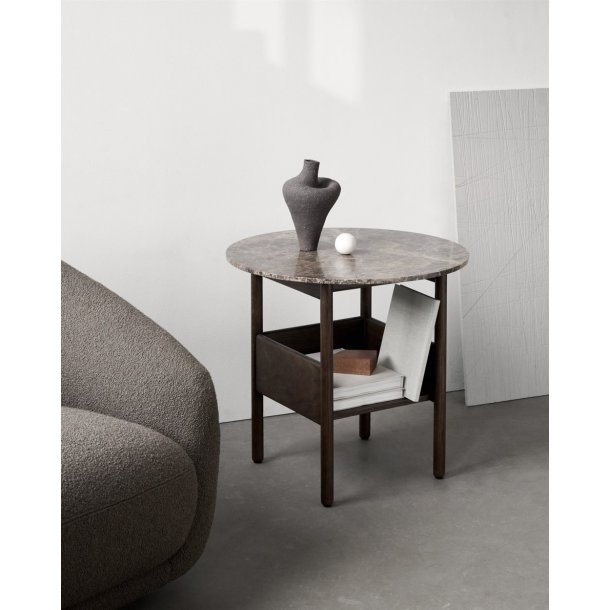 Wendelbo Collect Sidebord  - Brun emperador marmor