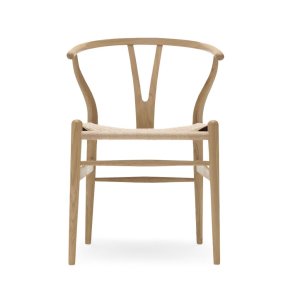 Carl Hansen & Sn Y-stolen CH24 af Hans J. Wegner, sbebehandlet eg og naturflet